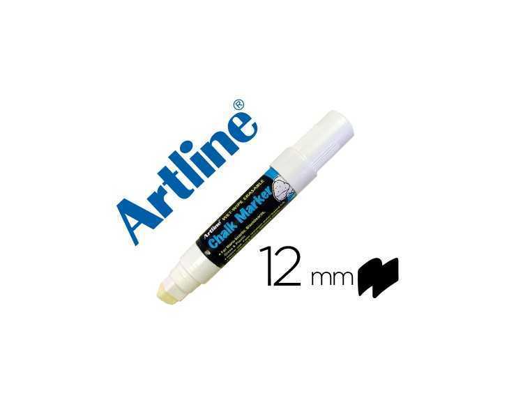 Rotulador artline pizarra verde negra epw-12 mm color blanco
