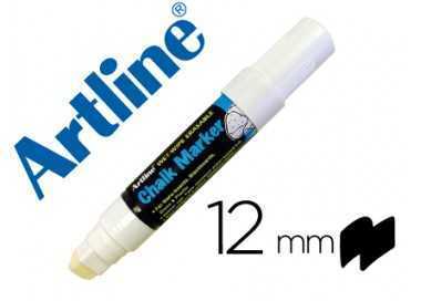 Rotulador artline pizarra verde negra epw-12 mm color blanco