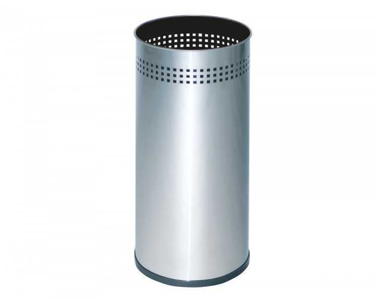 Paraguero metalico 314 perforado plateado 50x21,5 cm