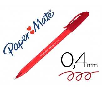 Boligrafo paper mate inkjoy 100 punta media trazo 1mm rojo