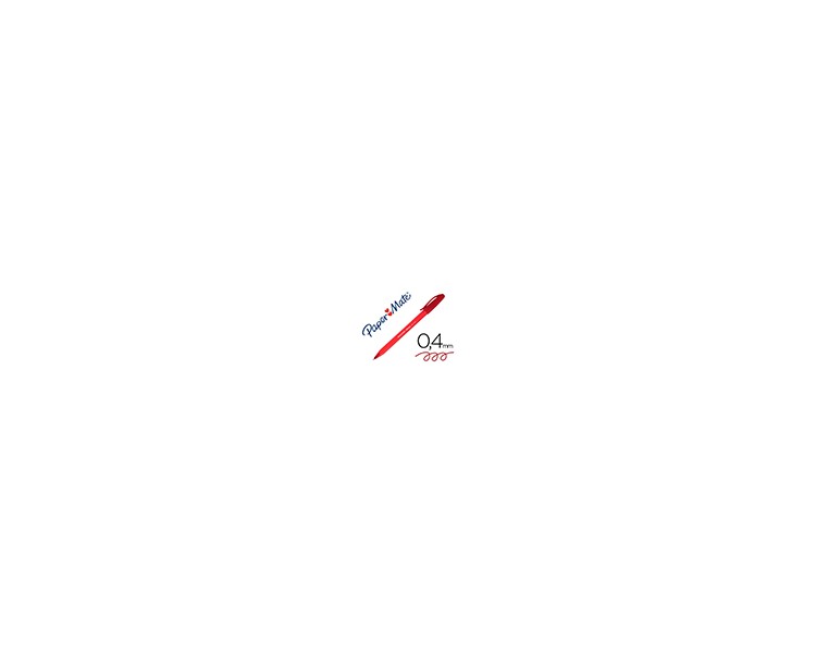 Boligrafo paper mate inkjoy 100 punta media trazo 1mm rojo