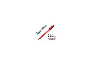 Boligrafo paper mate inkjoy 100 punta media trazo 1mm rojo