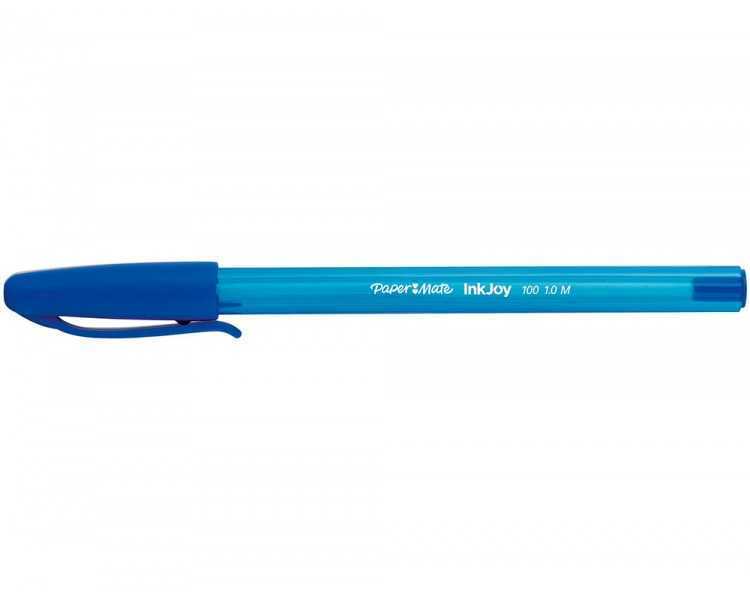 Boligrafo paper mate inkjoy 100 punta media trazo 1mm azul