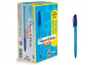Boligrafo paper mate inkjoy 100 punta media trazo 1mm azul