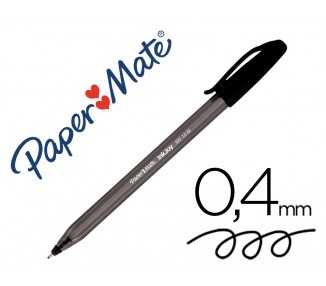 Boligrafo paper mate inkjoy 100 punta media trazo 1mm negro