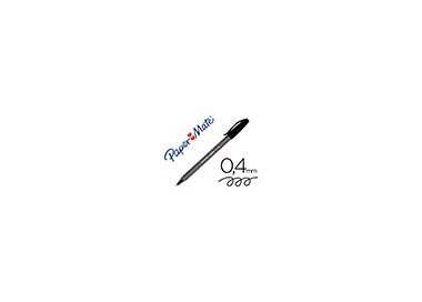 Boligrafo paper mate inkjoy 100 punta media trazo 1mm negro