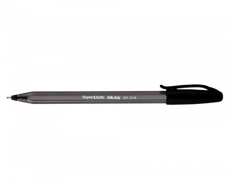 Boligrafo paper mate inkjoy 100 punta media trazo 1mm negro
