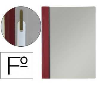 Carpeta dossier fastener pvc esselte folio burdeos