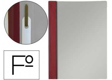 Carpeta dossier fastener pvc esselte folio burdeos