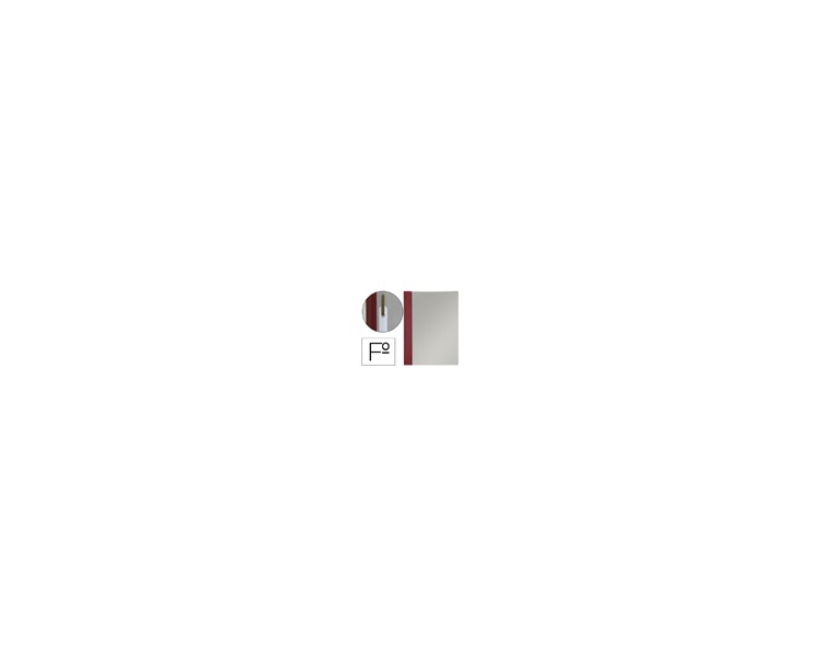Carpeta dossier fastener pvc esselte folio burdeos