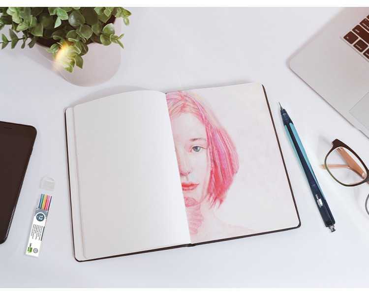 Minas liderpapel colores surtidos 0,5 mm estuche de 12 minas