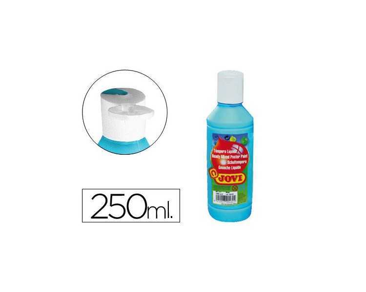Tempera liquida jovi escolar 250 ml azul cyan