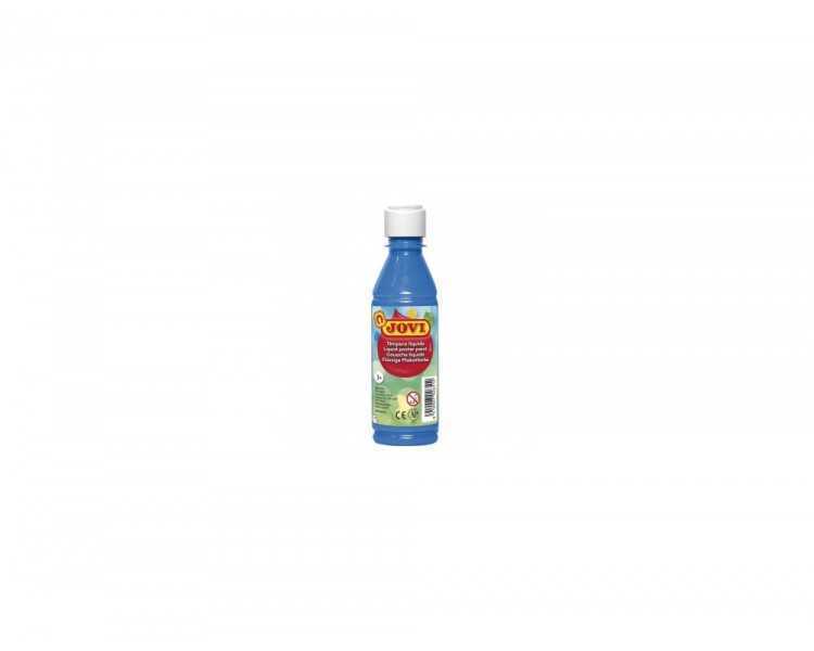 Tempera liquida jovi escolar 250 ml azul cyan
