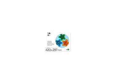 Bloc trabajos manuales liderpapel cartulina 297x420mm 10 hojas colores surtidos