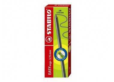 Minas stabilo easy ergo grafito hb 3,15 mm caja de 6 minas