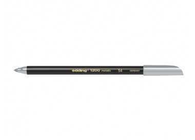 Rotulador edding punta fibra 1200 plata n. 54 punta redonda 1-3 mm