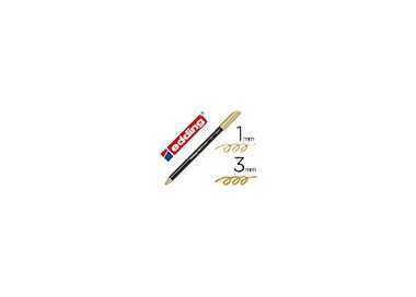 Rotulador edding punta fibra 1200 oro n. 53 punta redonda 1-3 mm Rotulador edding punta fibra 1200 oro n. 53 punta redonda 1-3 mm
