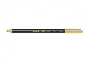 Rotulador edding punta fibra 1200 oro n. 53 punta redonda 1-3 mm Rotulador edding punta fibra 1200 oro n. 53 punta redonda 1-3 mm