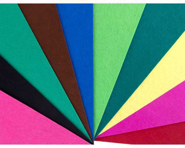 Bloc trabajos manuales liderpapel fieltro 240x315mm 10 hojas colores surtidos