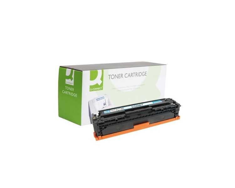 Toner q-connect compatible hp cb541a color laser jet 1215/1515/1518 -1.400pag- cian