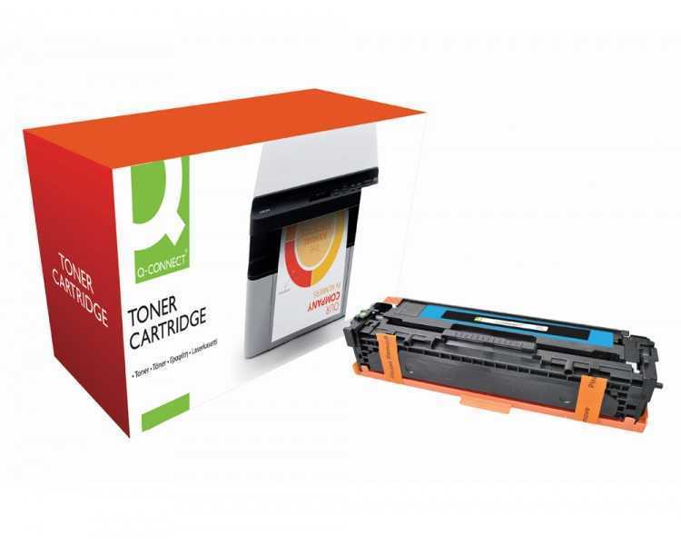 Toner q-connect compatible hp cb541a color laser jet 1215/1515/1518 -1.400pag- cian