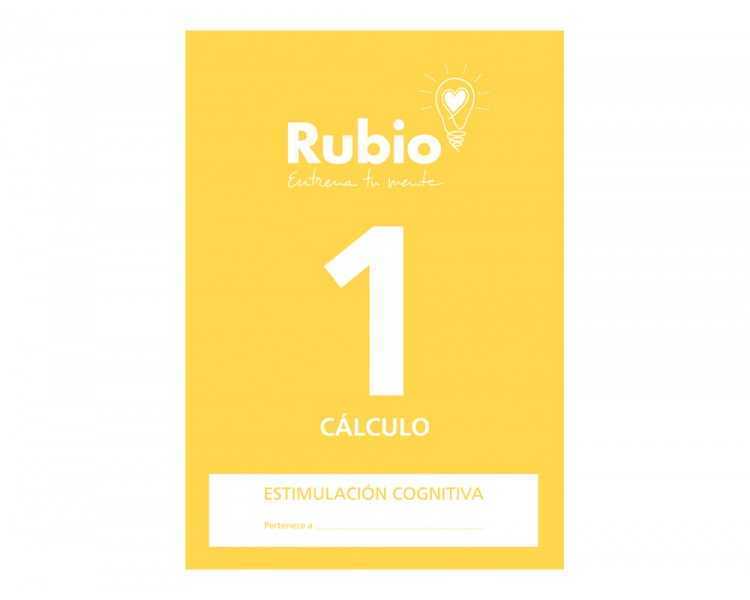 Cuaderno rubio entrena tu mente estimulacion cognitiva calculo 1