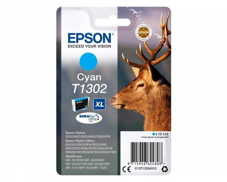 Ink-jet epson stylus t1302 cian office bx320f - extra alta capacidad -