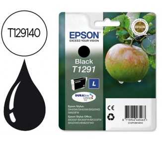 Ink-jet epson stylus t1291 negro sx420w / 425w / office bx305f / bx320f -alta capacidad-