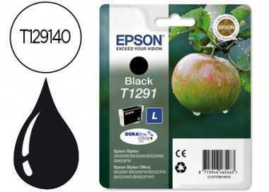 Ink-jet epson stylus t1291 negro sx420w / 425w / office bx305f / bx320f -alta capacidad-