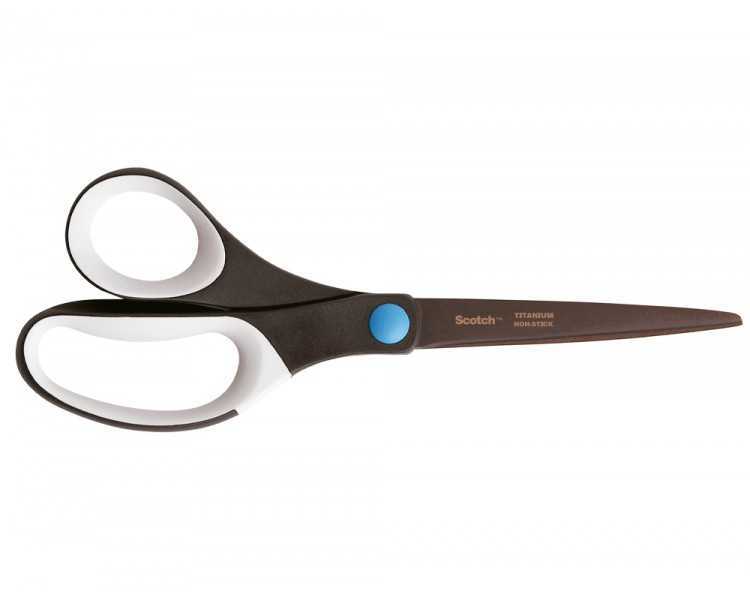 Tijera oficina scotch 20 cms de titanio fundido antiadherente