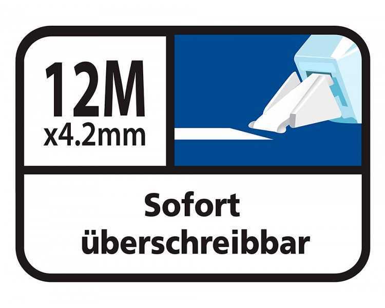 Corrector tipp-ex easy lateral 4,2 mm x 12 mt