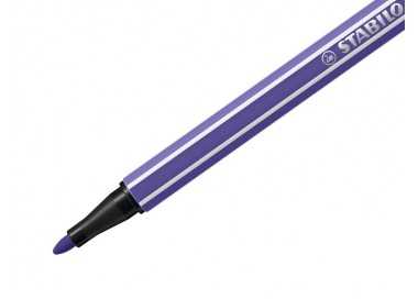 Rotulador stabilo acuarelable pen 68 violeta punta gruesa 1mm