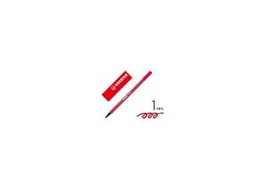 Rotulador stabilo acuarelable pen 68 rojo oscuro punta gruesa 1mm
