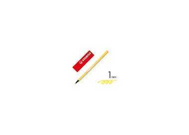 Rotulador stabilo acuarelable pen 68 amarillo limon punta gruesa 1mm
