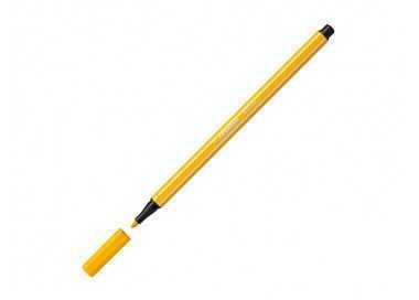 Rotulador stabilo acuarelable pen 68 amarillo limon punta gruesa 1mm