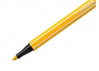Rotulador stabilo acuarelable pen 68 amarillo limon punta gruesa 1mm