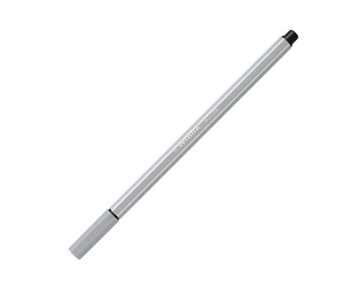 Rotulador stabilo acuarelable pen 68 gris azulado palido punta gruesa 1mm