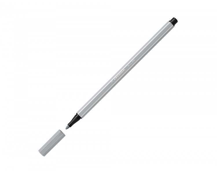 Rotulador stabilo acuarelable pen 68 gris azulado palido punta gruesa 1mm