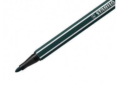 Rotulador stabilo acuarelable pen 68 verde tierra punta gruesa 1mm