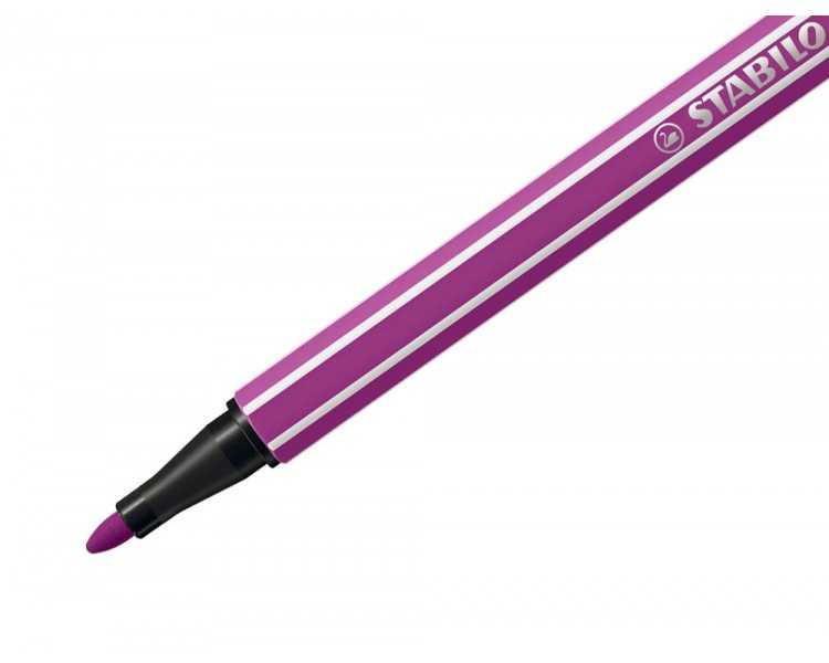 Rotulador stabilo acuarelable pen 68 lila punta gruesa 1mm