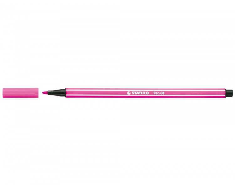 Rotulador stabilo acuarelable pen 68 rosa punta gruesa 1mm