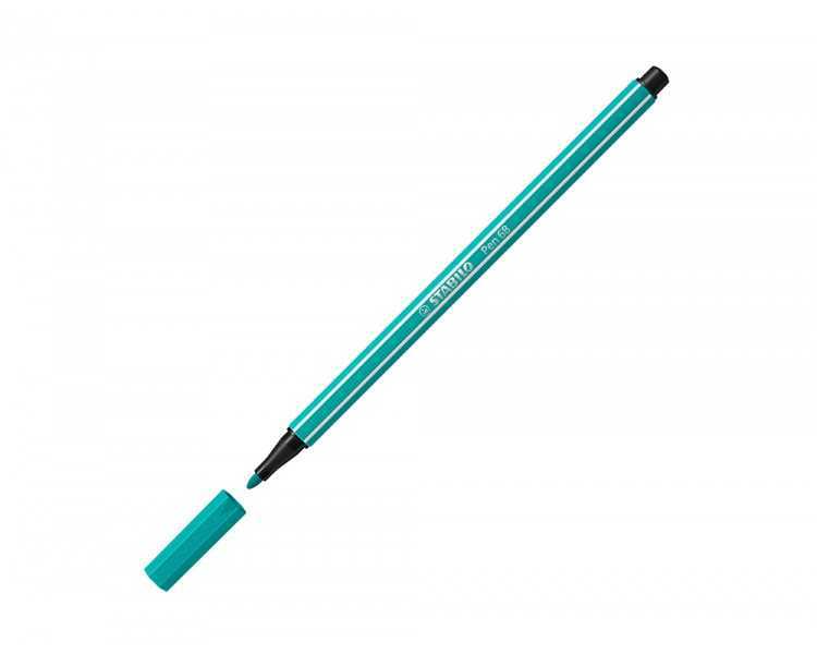 Rotulador stabilo acuarelable pen 68 verde hielo punta gruesa 1mm