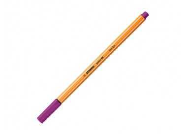 Rotulador stabilo punta de fib ra point 88 lila punta fina 0,4mm