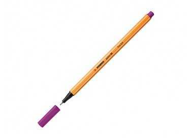 Rotulador stabilo punta de fib ra point 88 lila punta fina 0,4mm