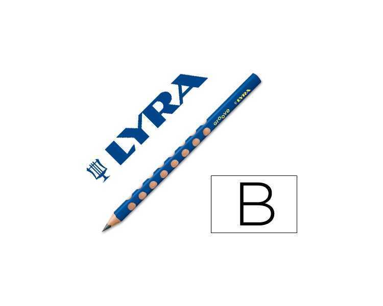 Lapices de grafito lyra groove triangular mina b de 4,25 mm