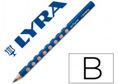 Lapices de grafito lyra groove triangular mina b de 4,25 mm