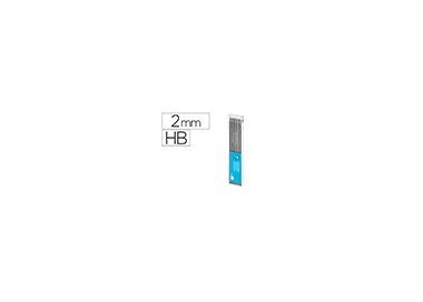 Minas liderpapel grafito 2 mm estuche de 12 minas