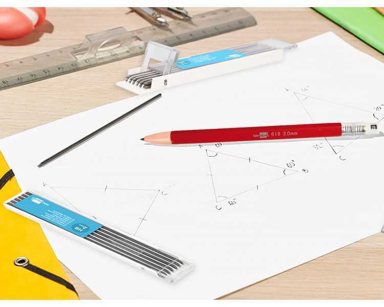 Minas liderpapel grafito 2 mm estuche de 12 minas