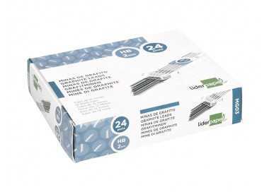 Minas liderpapel grafito 2 mm estuche de 12 minas