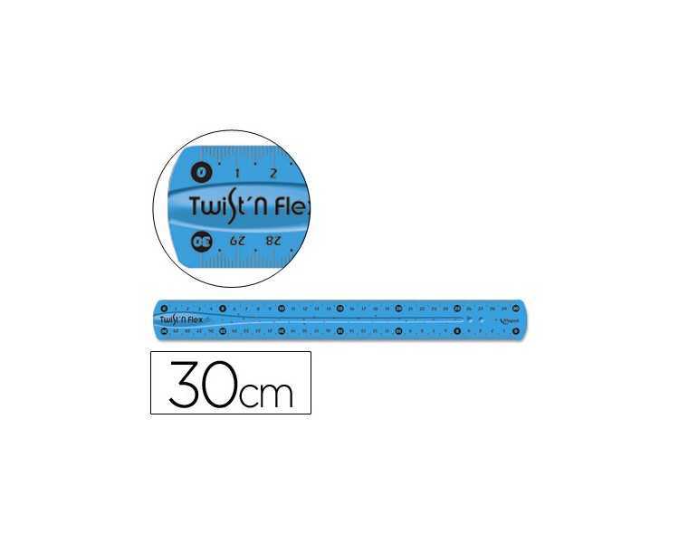 Regla maped plastico flexible de 30 cm colores surtidos